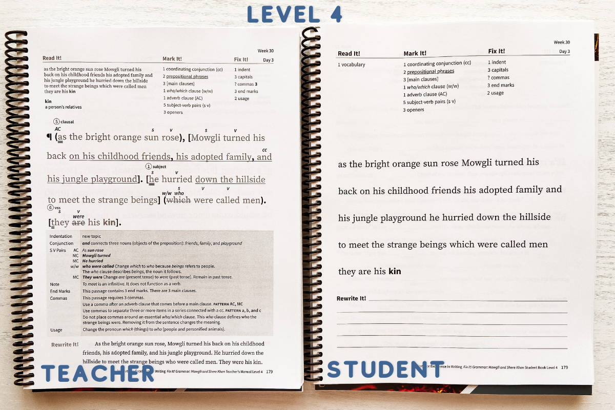Easy Grammar Learning | Fix it Grammar Review {4th edition} 10 21 1