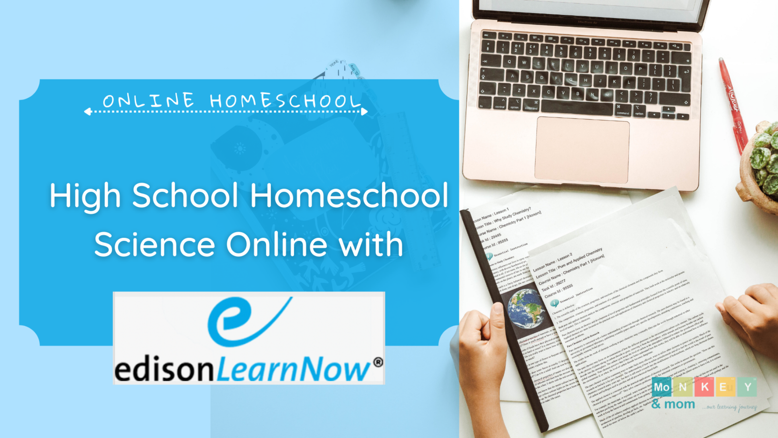 EdisonLearnNow review homeschool science classes