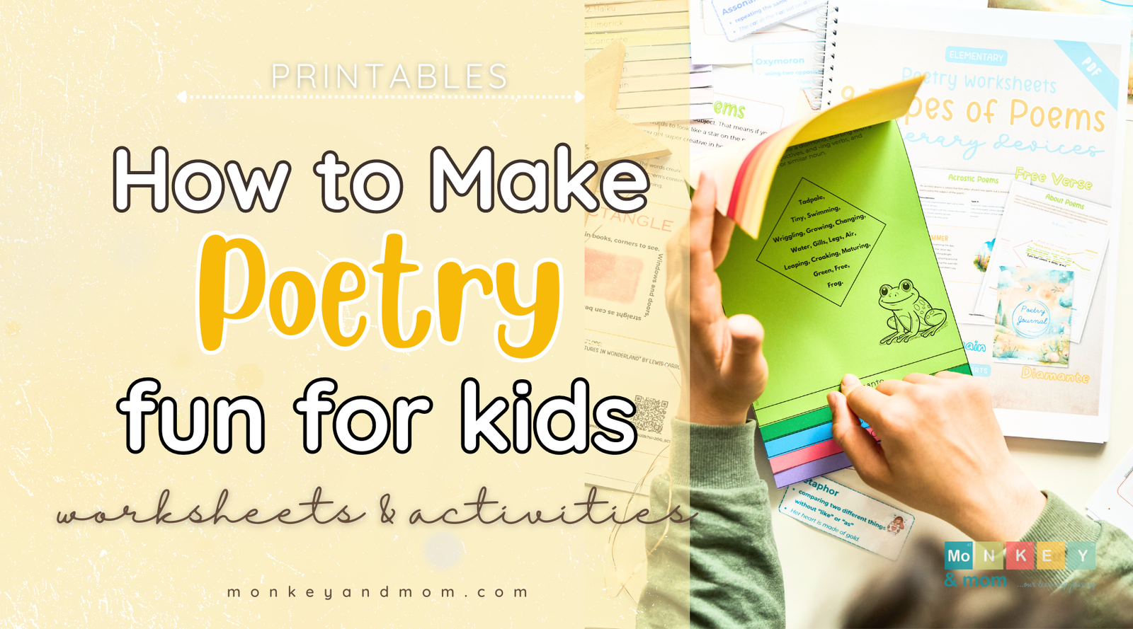 How to Make Poetry Fun for Kids | Free 3rd Grade Poetry Worksheets