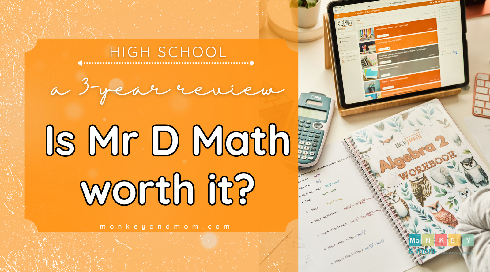 Is Mr d math worth it- review- algebra 2