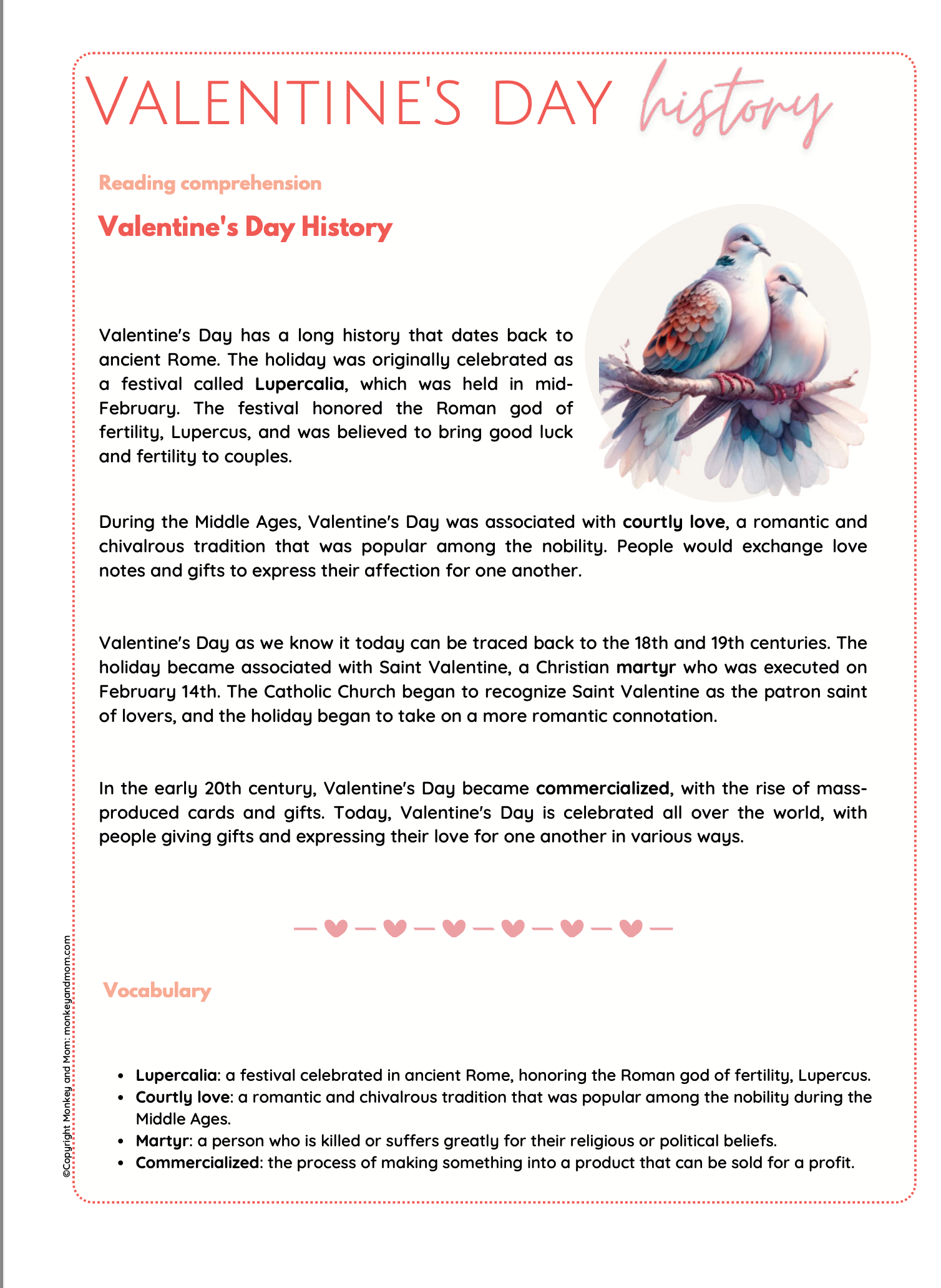 Valentine's Day Unit Study - Greek Mythology Study And Writing