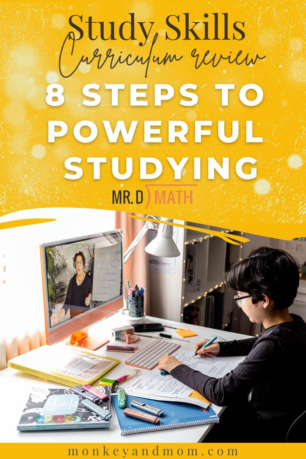 Study Skills Curriculum- 8 steps to powerful studying review