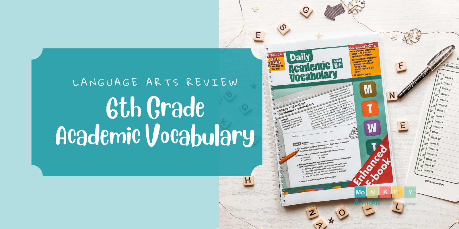 Academic Vocabulary-Take Your Homeschool Vocabulary Further with Evan Moor
